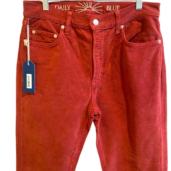 Daily Blue Denim by Adriano Goldschmied in Ruby Velvet Pant Size 30 - Picture 4 of 10